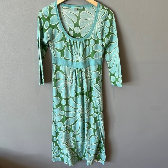 BODEN SMART KNITTED DRESS ~ 4L~ FLORAL PATTERN‎ - Picture 1 of 6